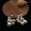 Beads, earrings from pearl, accessory