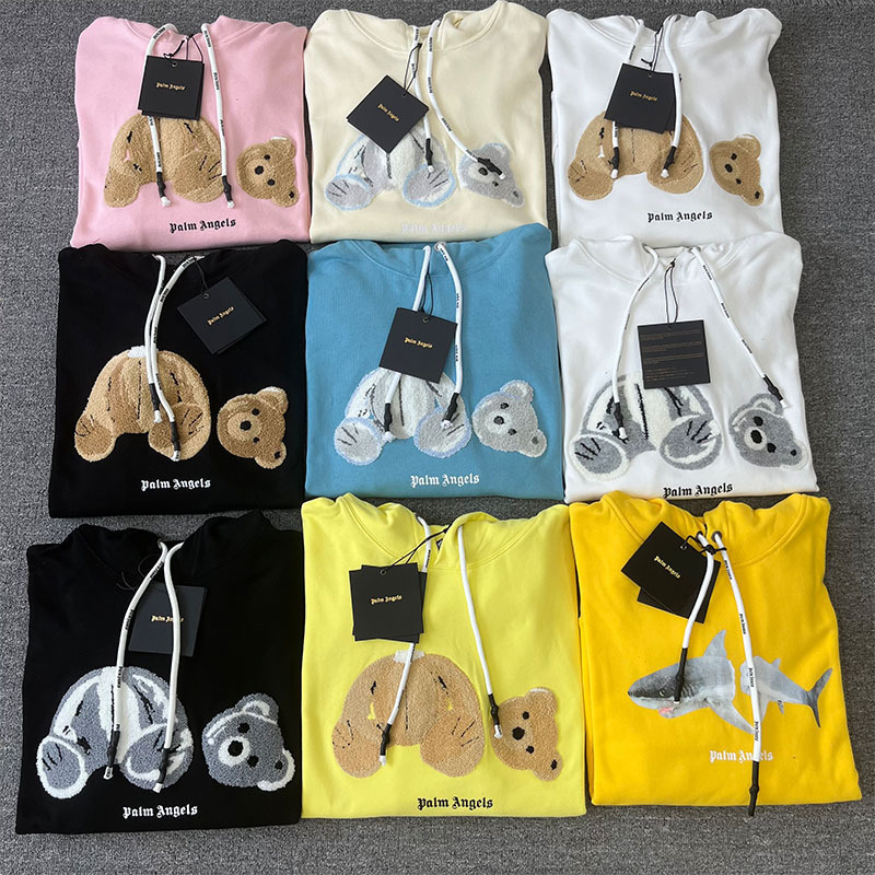 Palm Angel Angels Decapitated Bear Lettering American Pa Loose Hoodie Sweatshirt for Men and Women Trendy Palm Angel Angels Decapitated Bear Lettering American Pa Loose Hoodie Sweatshirt for Men and Women Trendy