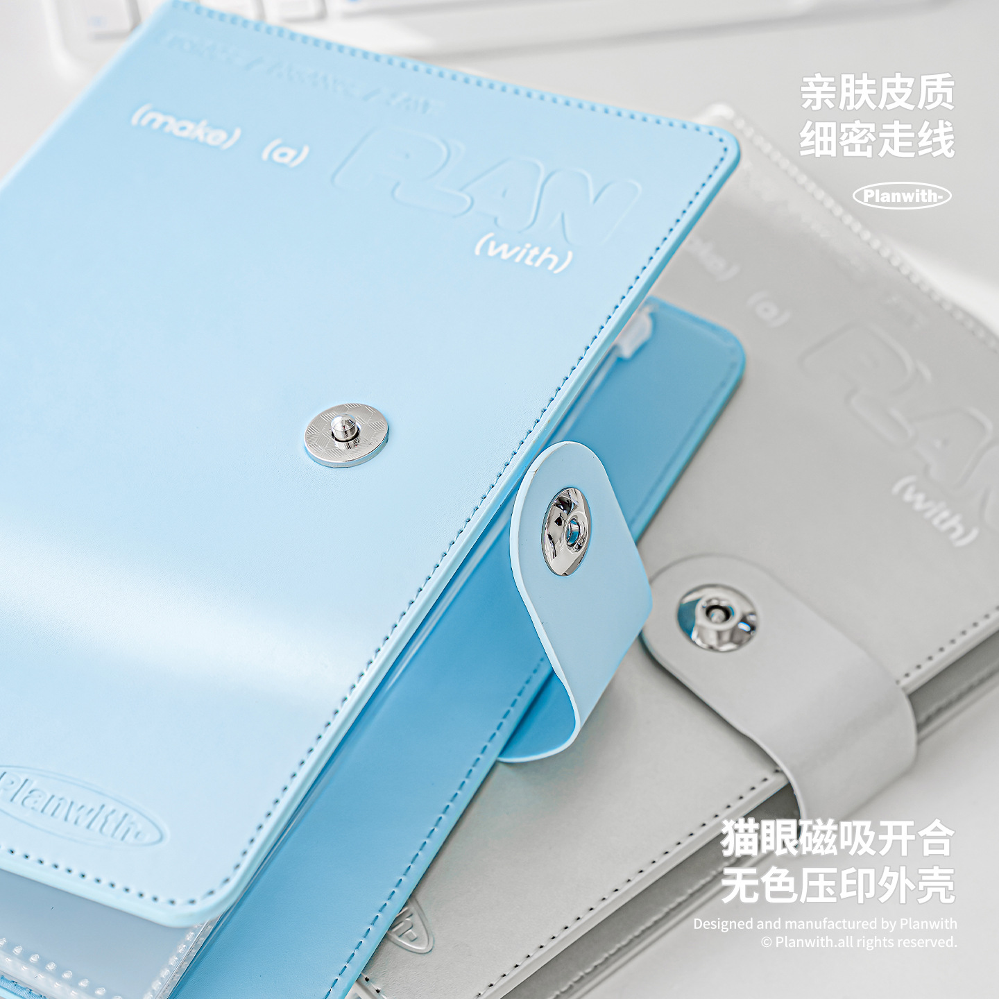 Hoja de depósito de Miyue Libro de hojas sueltas Planwith Save Departamento de estudiantes de alto valor Cuaderno de notas de portada a presión