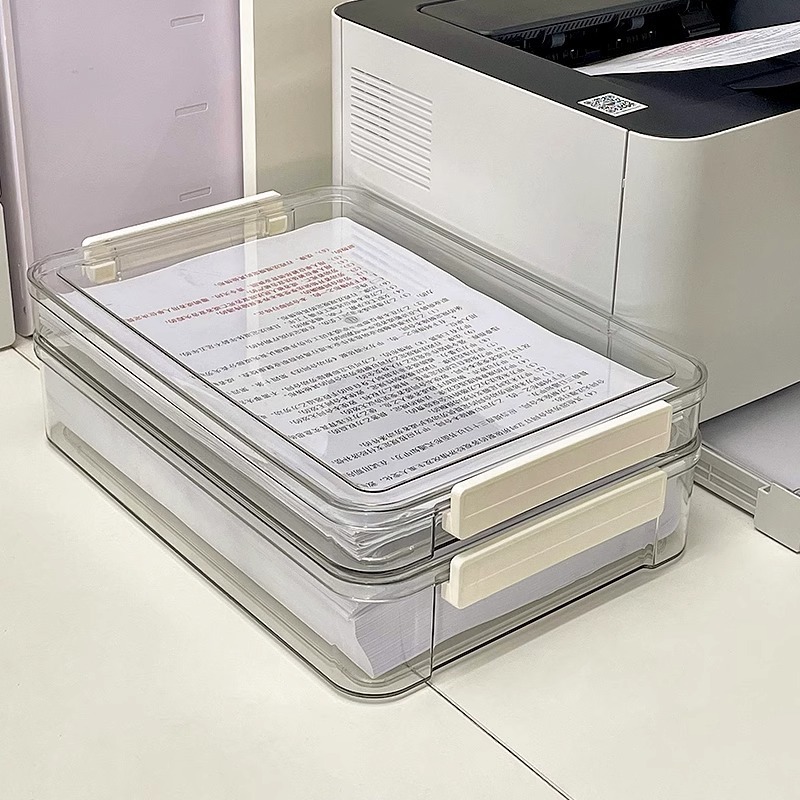 試巻収納整理神器大容量透明プラスチック戸籍本中学校卒業証明書a4書類収納ケース|undefined