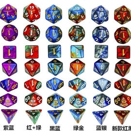 骰子、筹码;树脂工艺品