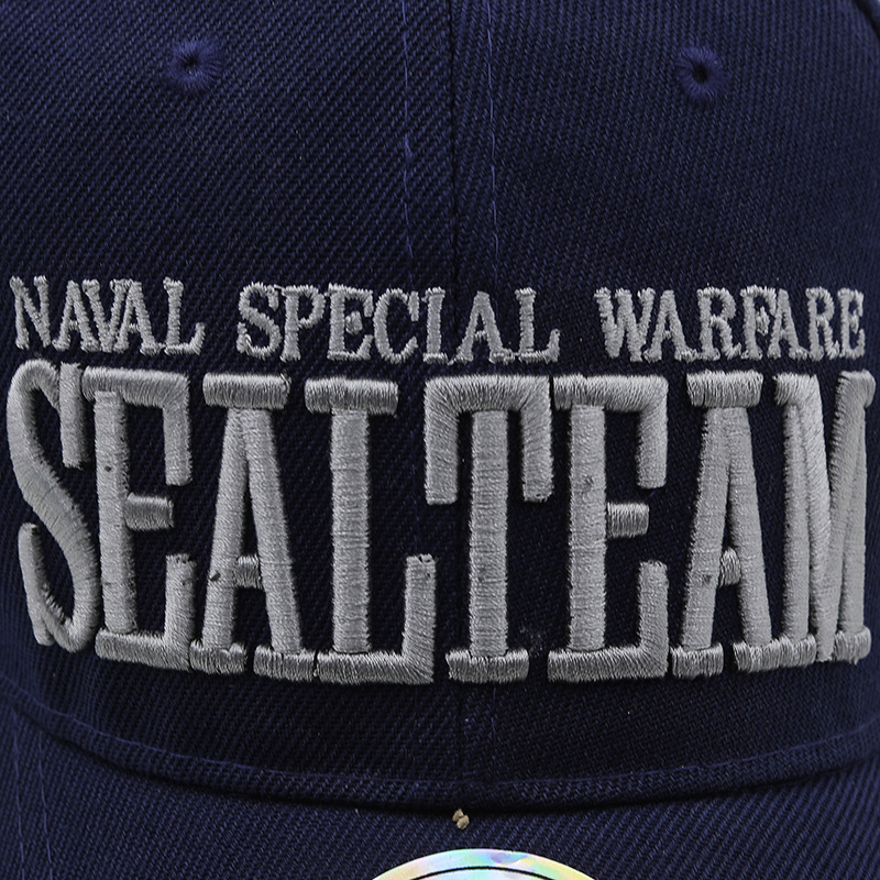 Embroidered Letters Tactical Baseball Cap Unisex Cotton Denim Peak_voghion.com