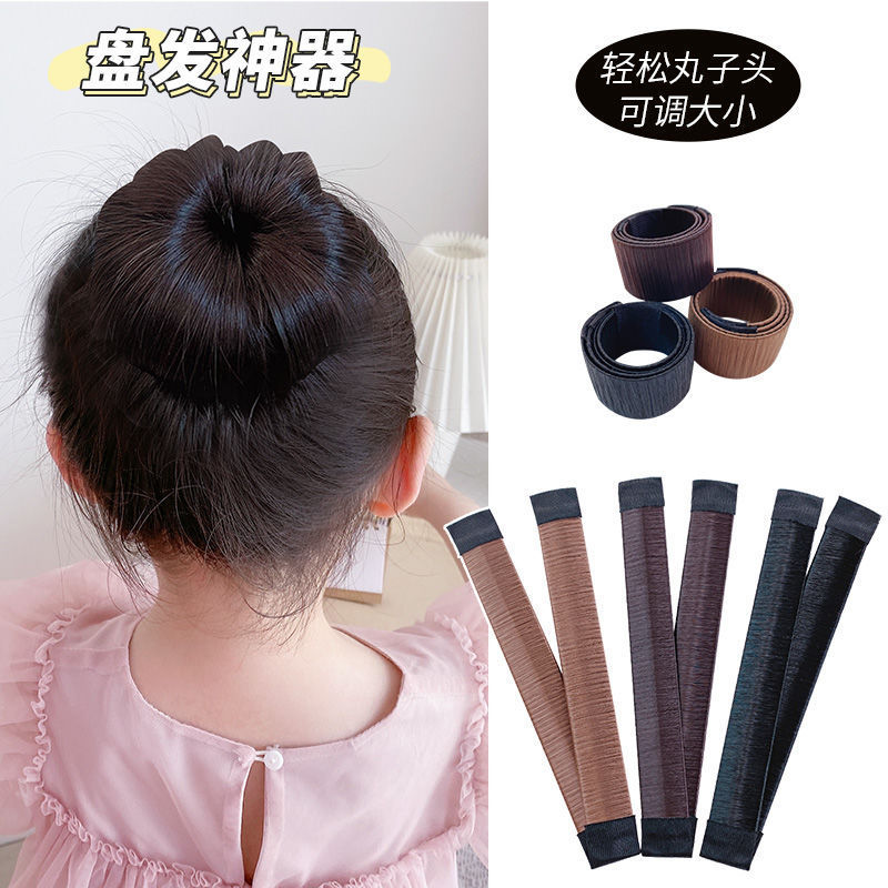 Ball head hair braiding artifact lazy hair curler snap ring flower brace hair curler children simple hair curler headdress Ball head hair braiding artifact lazy hair curler snap ring flower brace hair curler children simple hair curler headdress