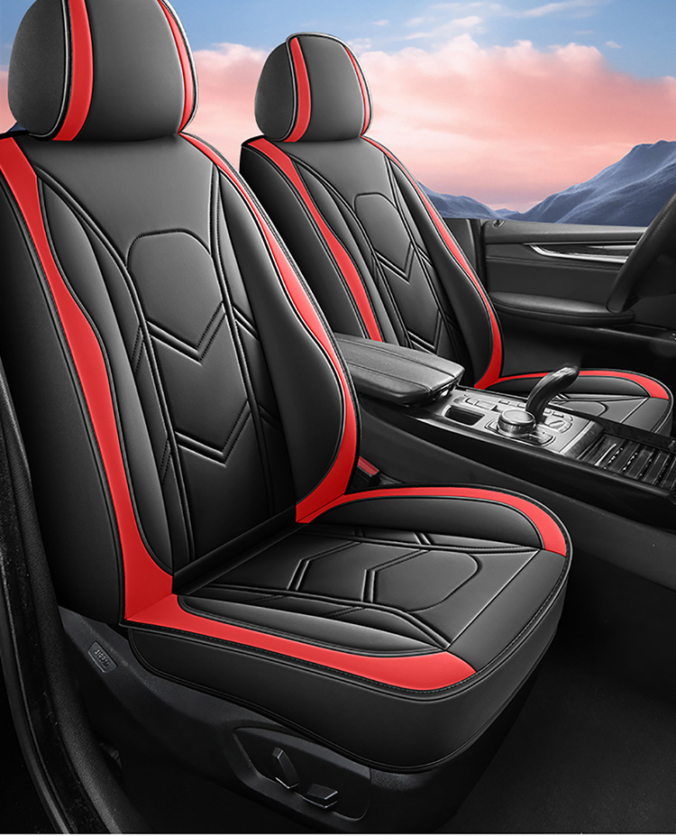 2025 New Cross-Border Car Seat Cushions, All-Season Universal Full Leather Seat Covers, Fully Enclosed Seat Covers, Wholesale from Manufacturers