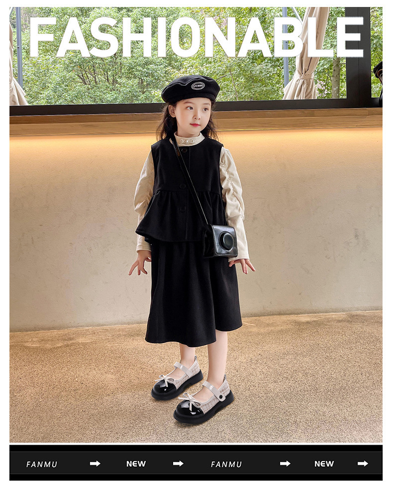 Mädchen Lederschuhe Mit Schleife Für Kinder Elegante Prinzessin_voghion.com