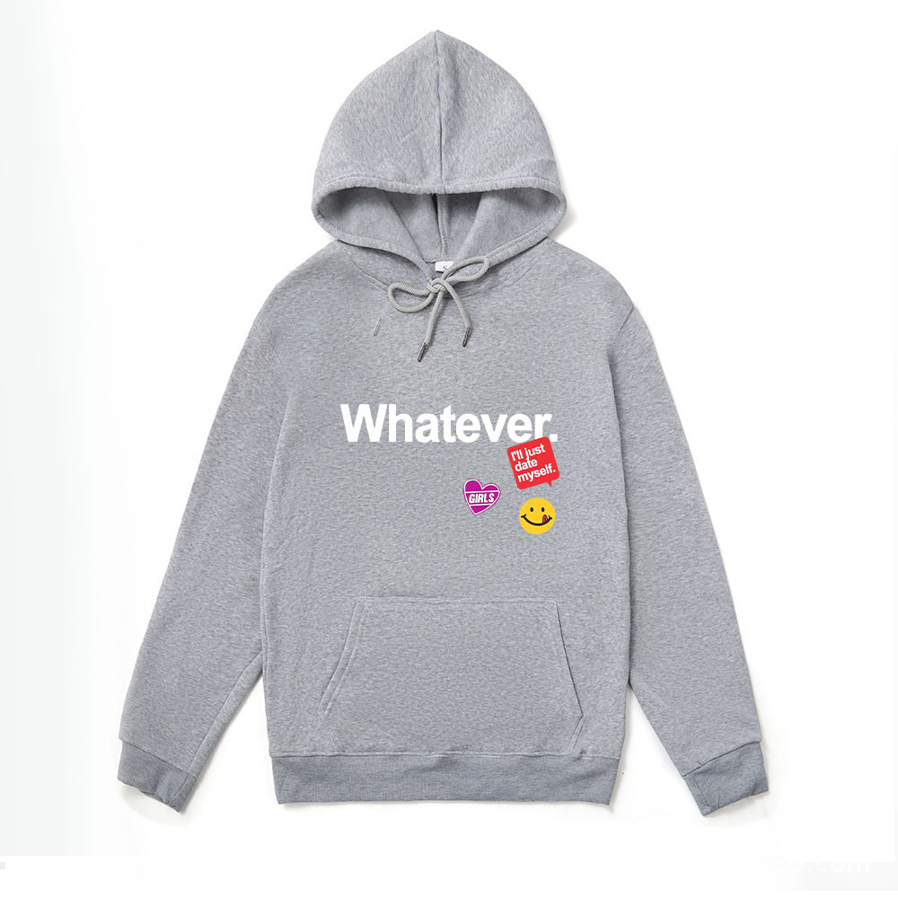 Herren Kapuzenpullover Mit Smiley Print Für Den Herbst_voghion.com