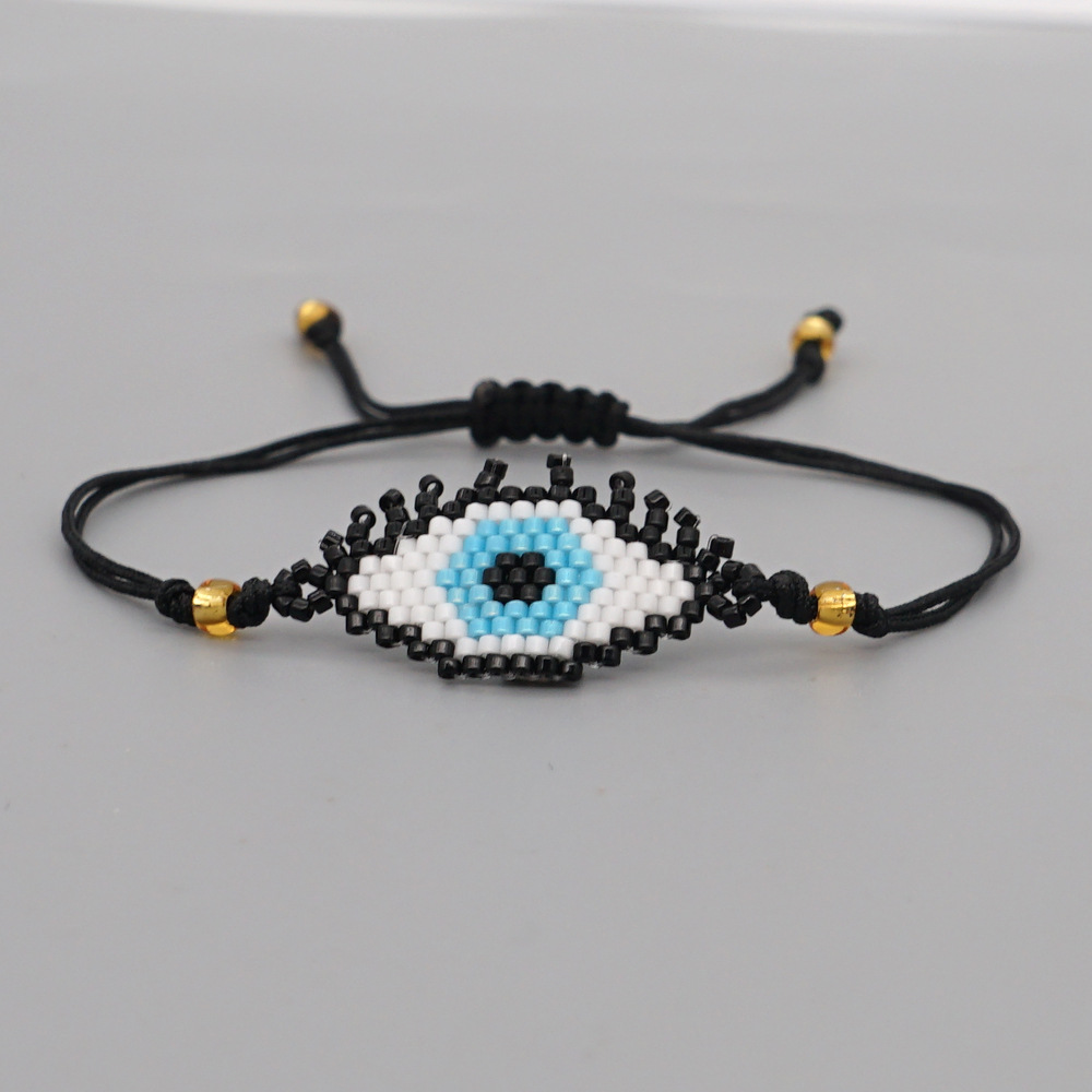 Bracelet De Perles De Riz Miyuki Yeux De Diable Turc De Style Ethnique display picture 4