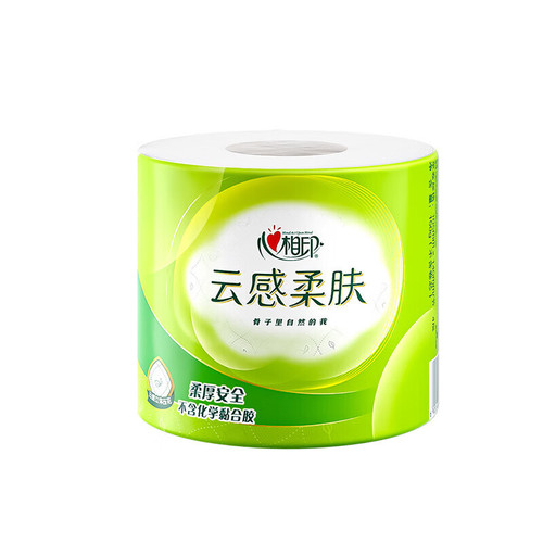 Xinxiangyin Yunshen series 150g 10-pack four-layer three-dimensional embossed toilet paper roll BT5410 packaging batch