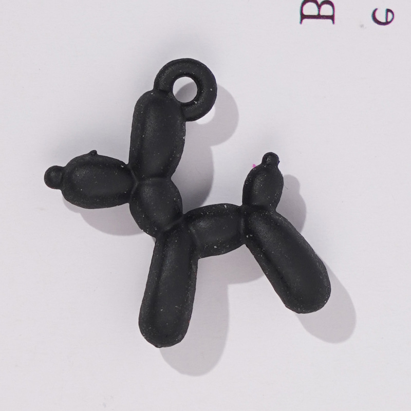 卡通合金磨砂小狗手链吊坠 手工DIY制作项链串珠材料饰品耳环配件|undefined