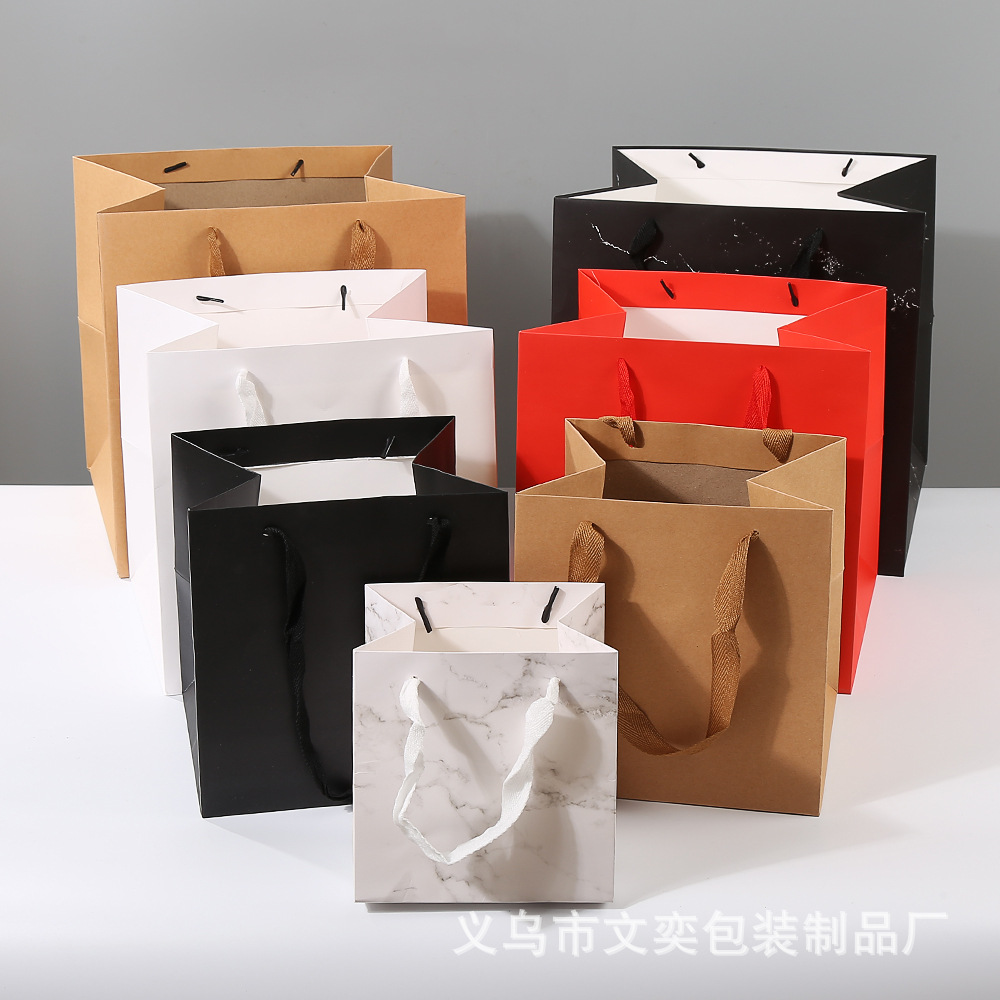 Bolsa de papel cuadrada bolsa de regalo de flores bolsas de flores horneadas bolsas de embalaje de ramo bolsas de pastel de maceta bolsas de caramelo