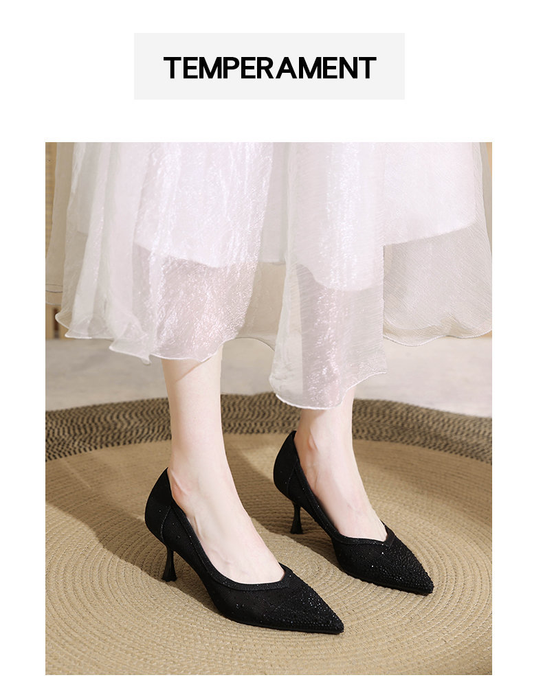 Décolleté a spillo in mesh traspirante da donna slip-on_voghion.com