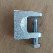 镀锌球墨铸铁虎口夹梁夹工字钢梁卡老虎夹管件夹工业级镀锌管夹紧
