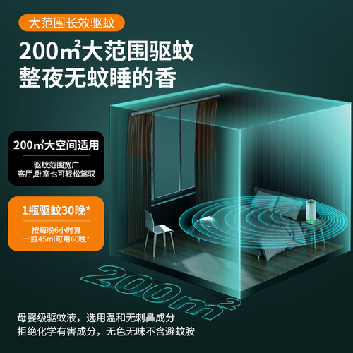 New Cross-border Mother and Baby Mosquito Liquid Convenient Mosquito Lamp Indoor Insect Repeller Electric Mosquito Repeller Heater Charging Mosquito Repeller