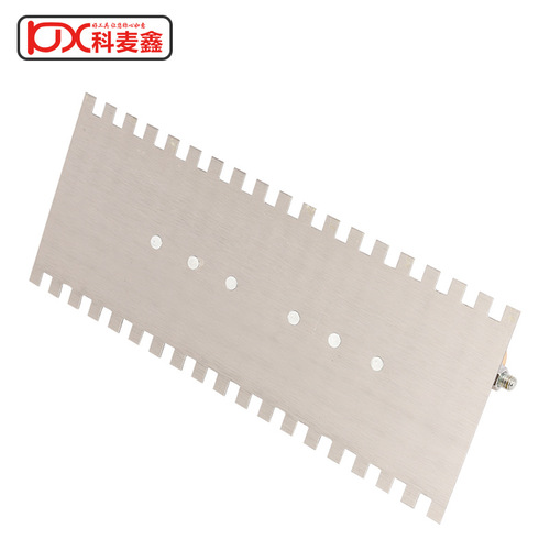 Kemaixin manganese steel trowel trowel wooden handle left and right flat teeth trowel trowel trowel scraper craftsman's tool plastering knife