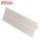 Kemaixin manganese steel trowel trowel wooden handle left and right flat tooth trowel trowel trowel plaster board craftsman's tool trowel