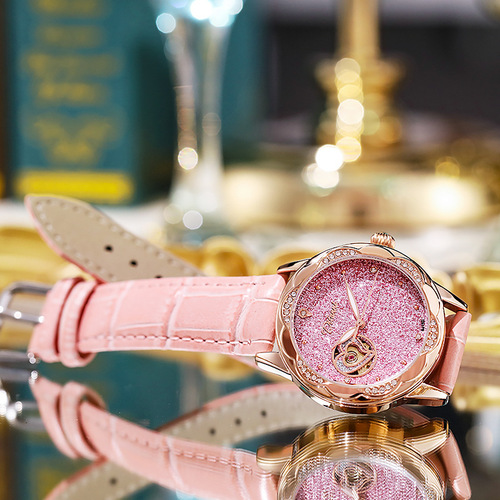 Devany Starry Sky Couple Fully Automatic Women's Mechanical Watch Fashionable Luxury Trend Love Mechanical Watch