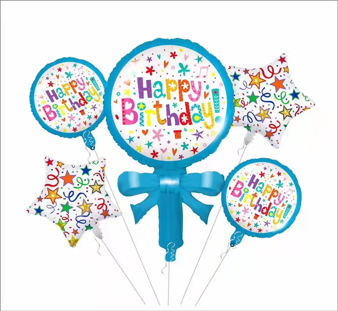 Date D'anniversaire Lettre Film D'aluminium Date D'anniversaire Ballons 1 Jeu display picture 4