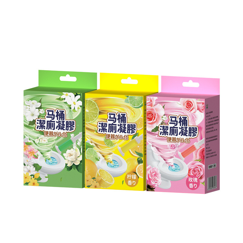 清潔なトイレの赤ちゃんの液体の便器の小さい花の洗剤のゲルはトイレを洗って臭いを取り除きます。|undefined