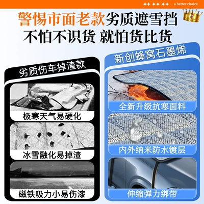 Thickened Snow-Proof Car Cover, Car snow shield