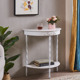 A18 porch table table porch table table against the wall entry facing the door table wrought iron semicircle porch cabinet extremely narrow