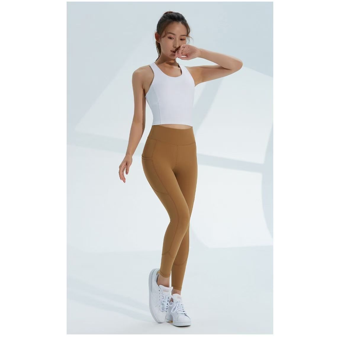Ropa interior deportiva sexy, camiseta de espalda abierta, camiseta deportiva