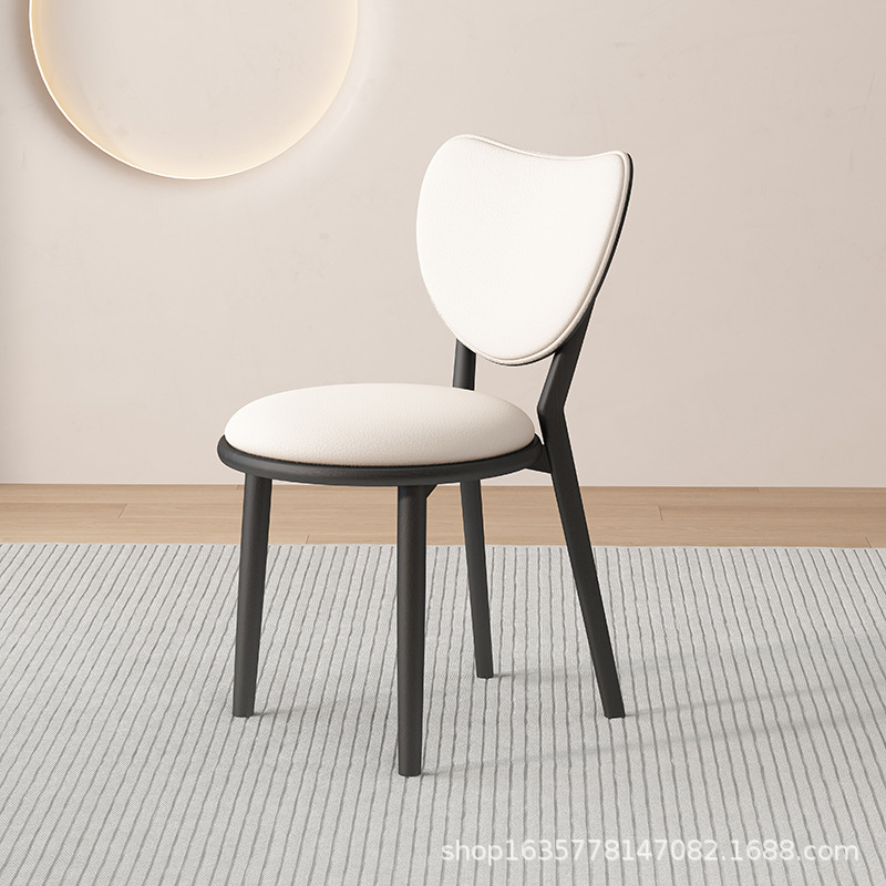 Sillas de comedor de madera sólida, sillas de comedor caseras, restaurantes retro, hoteles, sillas simples, sillas de comedor casuales, sillas de amor