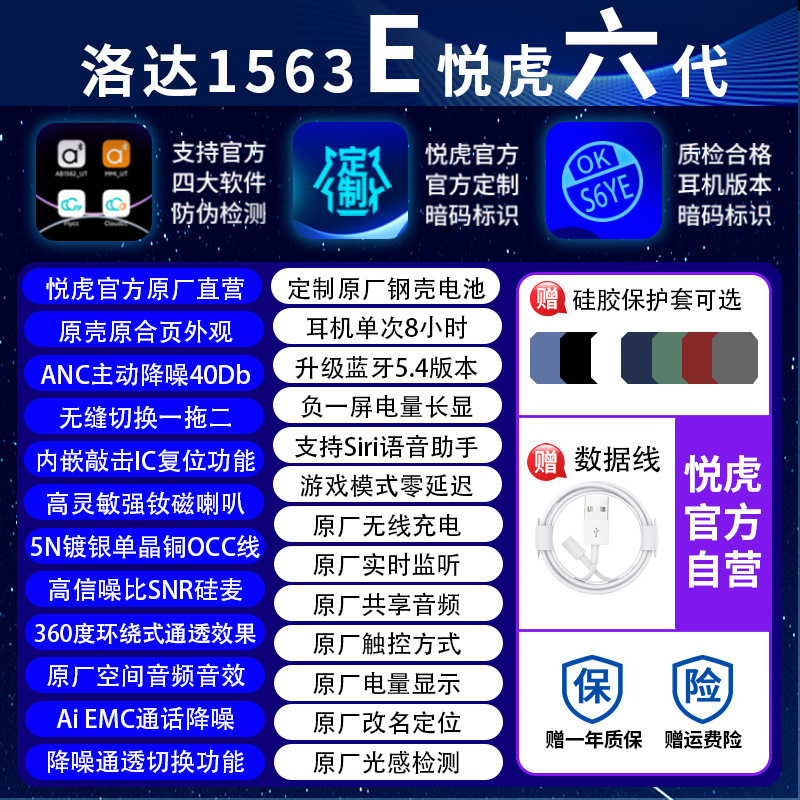 Huaqiangbei ワイヤレス Bluetooth ヘッドセットは、Yuehu 1571AM トップマウント 1562AE 第 5 世代 Apple Android ユニバーサルに適しています。|undefined