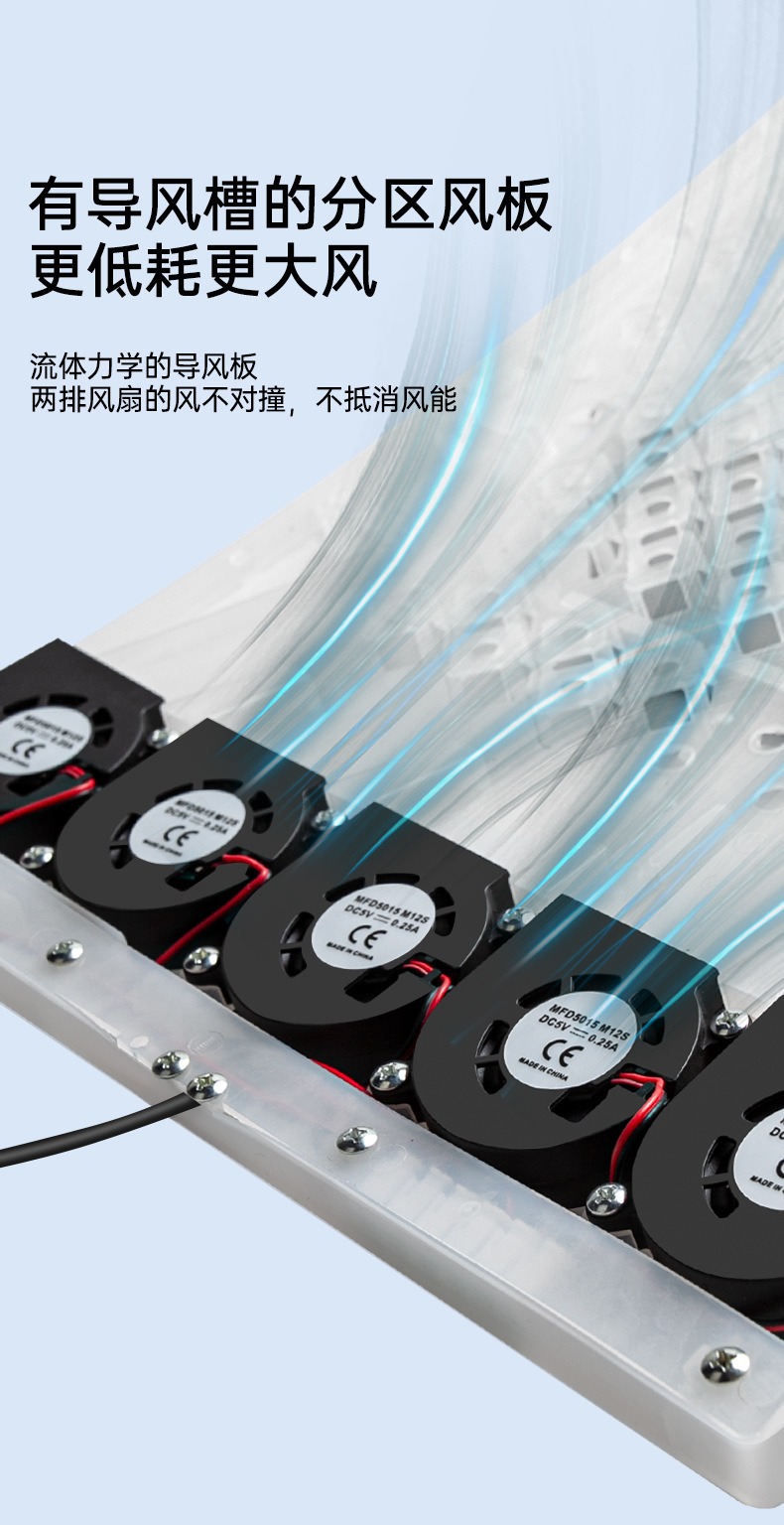 Car Seat Cushion, Summer Cooling and Ventilating Seat Cushion, Breathable and Heat-Dissipating, Household USB Fan Seat Cushion, Car Ice Silk Cooling Cushion