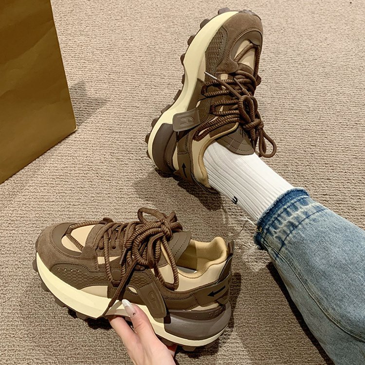 Versatile Women's Dad Running Shoes With Thick Soles And Comfort_voghion.com