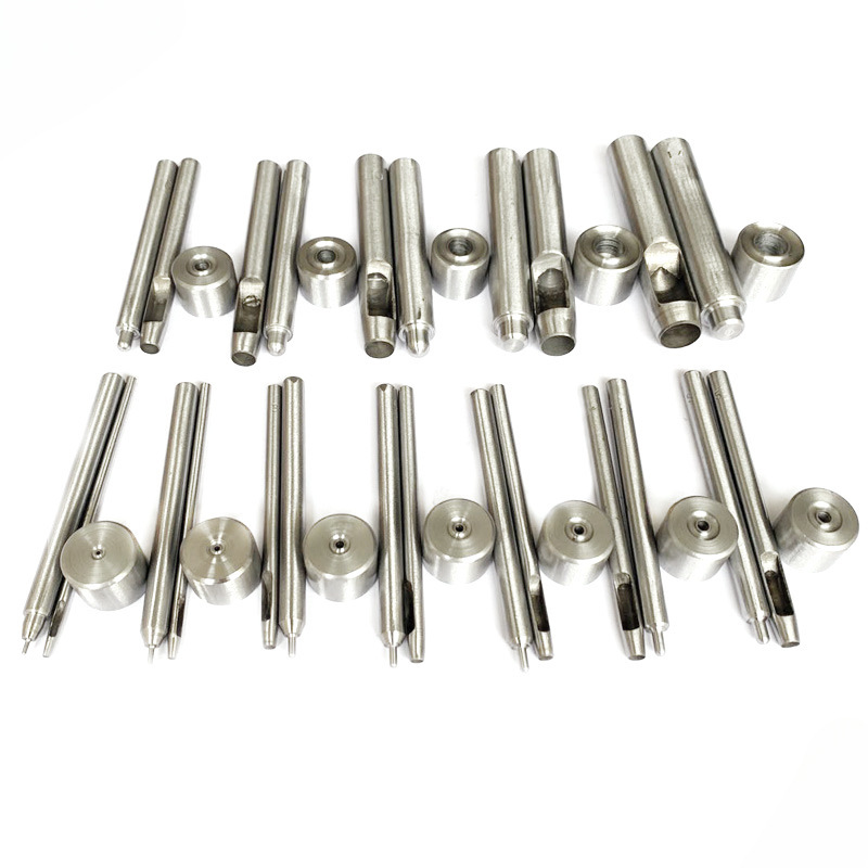 气眼扣工具手敲安装模具修鞋吊牌帆布鸡眼铆钉手打冲反边卷边冲