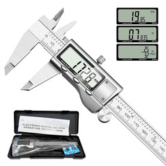 150mm stainless steel electronic digital display vernier caliper with fractional unit digital caliper