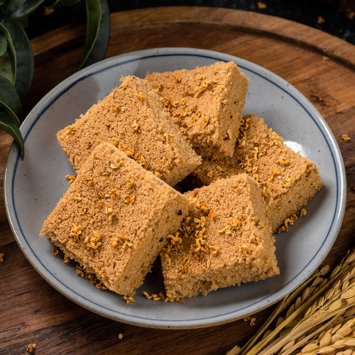 Wuyu Yuan Authentic Osmanthus Cake, Wenzhou Specialty Traditional Handmade Snack, Leisure Snack Food, Nostalgic Pastry, Wholesale