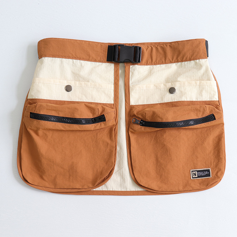 Riñonera color caramelo blanco YB005