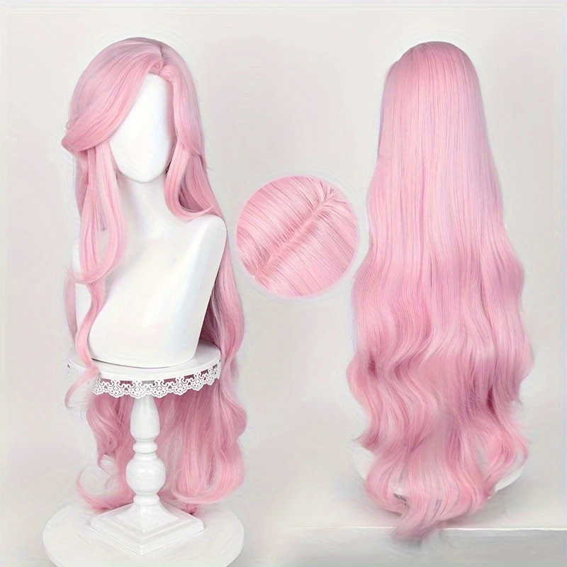 [Younan] Pony Polly Fluttershy cos Wig Soft Princess Fluffy Big Wave Roll Fake Hair Soft Mori