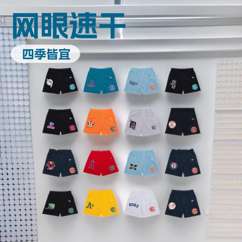 American Eric Emanuel Ee Shorts Men's and Women's Mesh Quick-Drying Quarter-Length Sports Basketball Pants