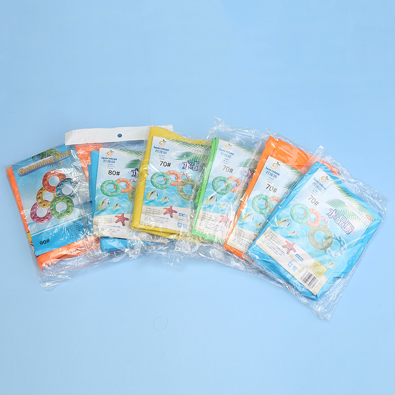 Anillo de natación de dibujos animados para niños 2-18 años de edad anillo de natación de PVC engrosado de doble capa piscina parque acuático anillo inflable al por mayor