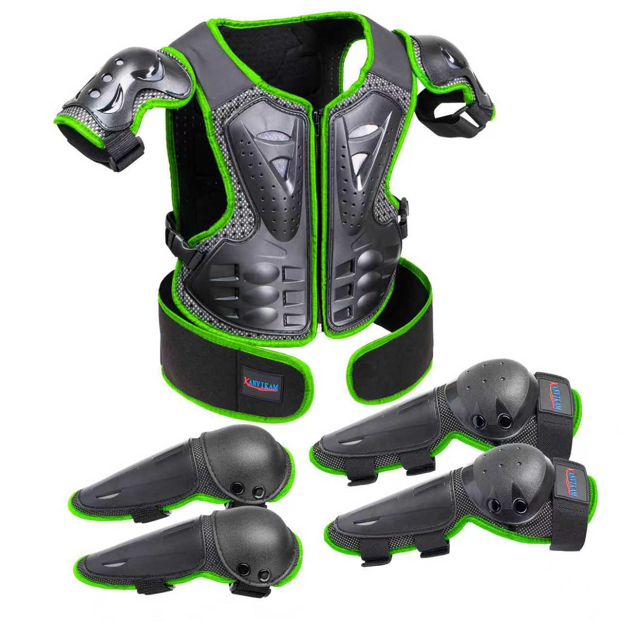Ropa de armadura de motocicleta, chaleco de ciclismo al aire libre para niños, espalda todoterreno de caballero, protección de motocicleta, ropa de armadura para niños