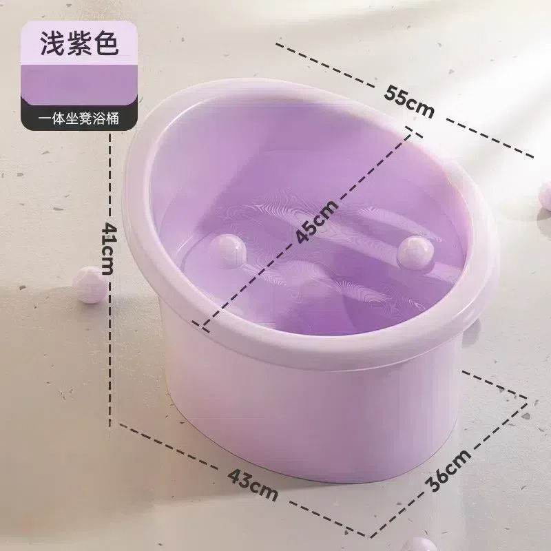 뉴 퍼플 + 미끄럼 방지 스툴 [0-7세] 두꺼운