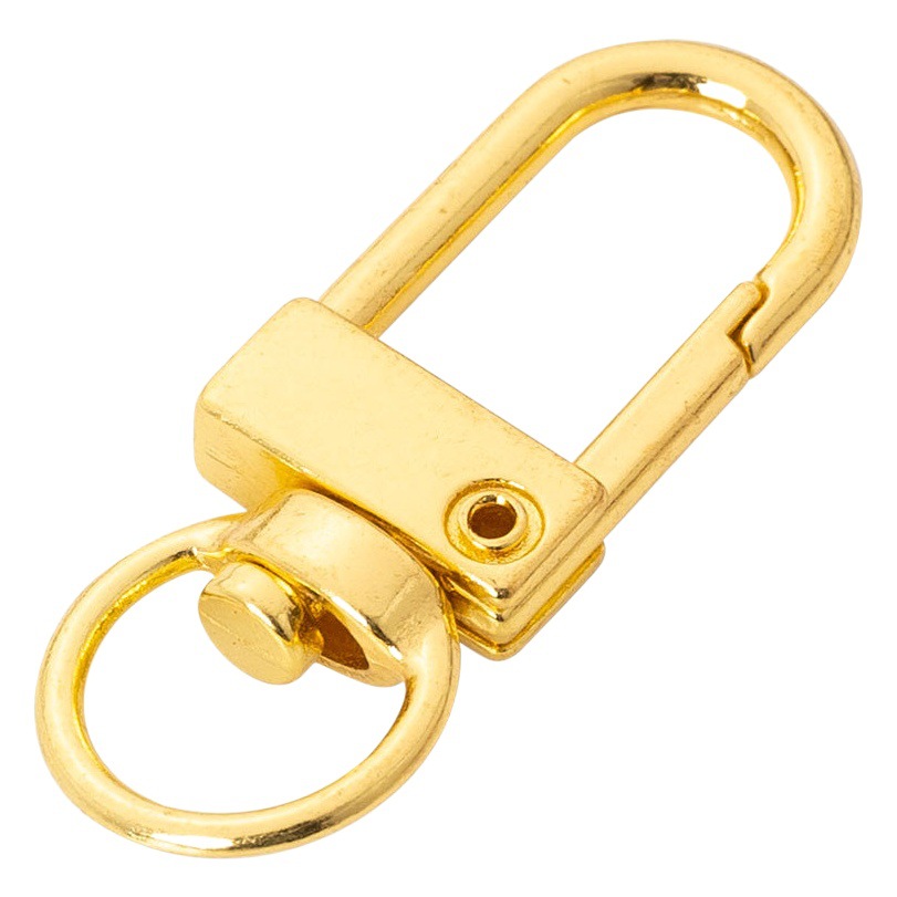 En stock metal gancho hebilla hardware accesorios de equipaje llavero cadena perro hebilla 3 puntos pequeña puerta hebilla de aleación de zinc hebilla de primavera