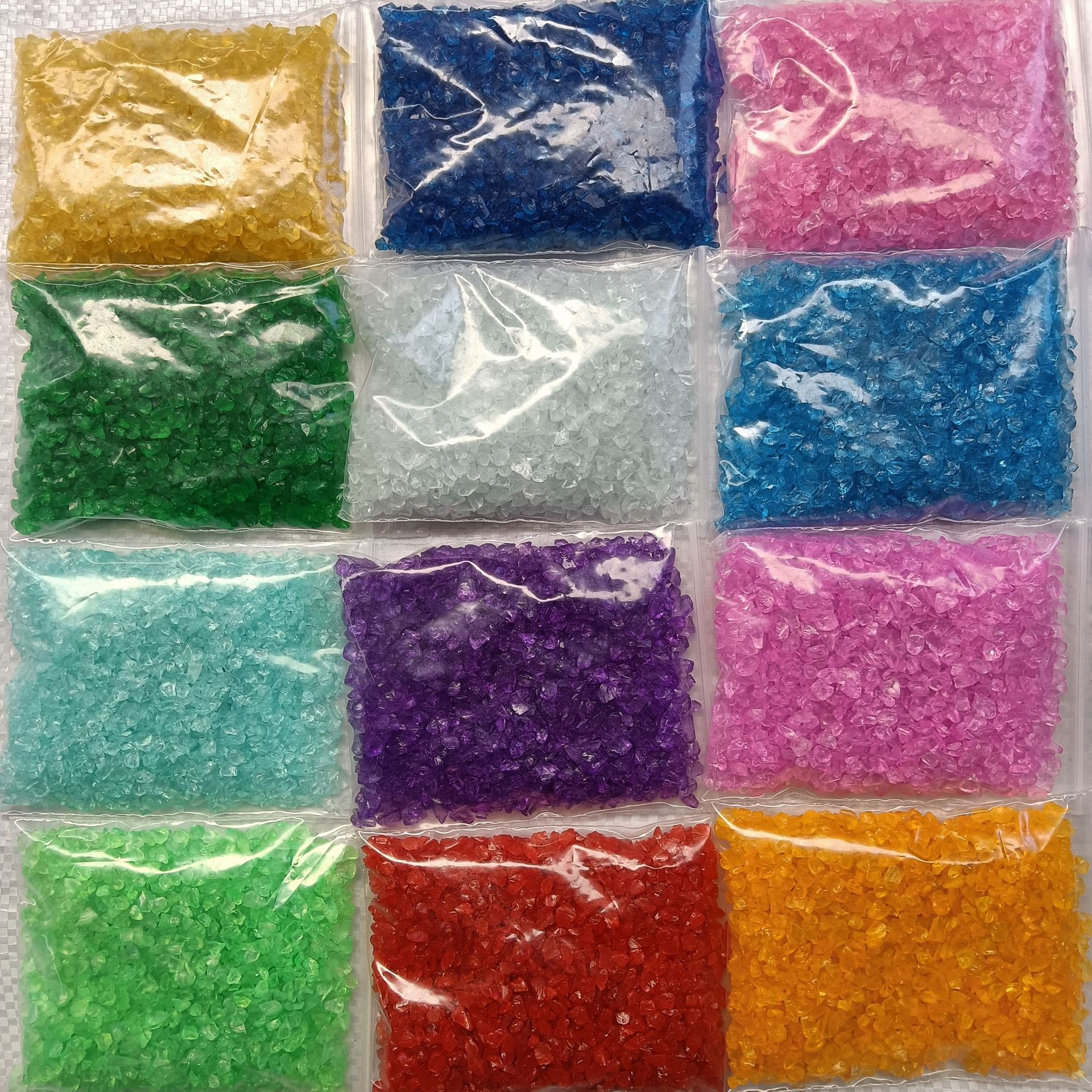 50克小袋装玻璃砂  微景观装饰彩色玻璃砂 多肉花盆用蓝色玻璃砂