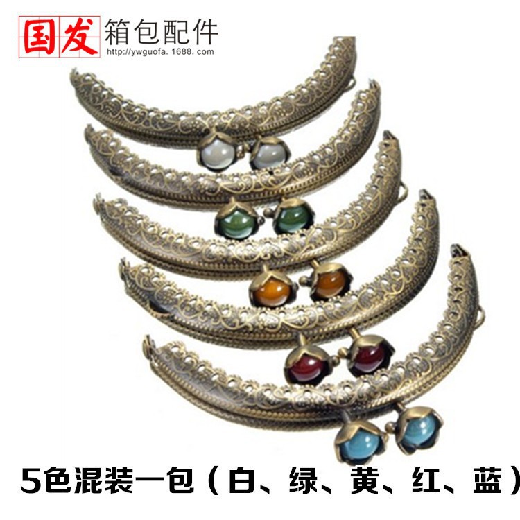 Spot 8.5CM semicircular relieve cinta encaje de loto oro 5 colores un grupo de precio único