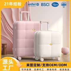 在庫あり、サンプル1個から注文可能。マンゴーバードの高級軽量スーツケース、機内持ち込み可能、税関ロック付きトラベルローリングケース。