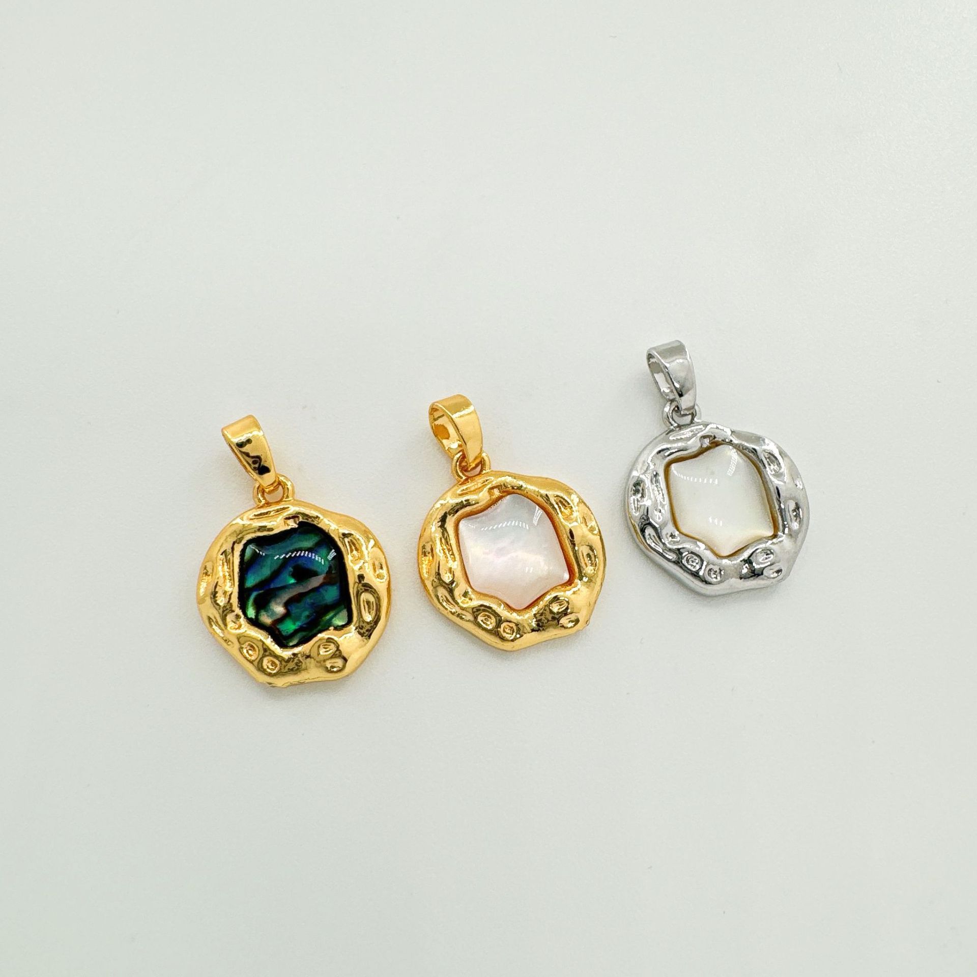 5g Weight Pendant Jewelry Making Type DIY Jewelry Accessories Classification 1 Piece Quantity Copper Material Color Block Pattern Plating Design Simple Style, Classic Style Style 1 Piece Copper Color Block Pendant 2