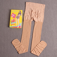 梦韵丝袜半透肉春秋蜜桃臀提臀显瘦打底袜加档连裤袜水光袜6688