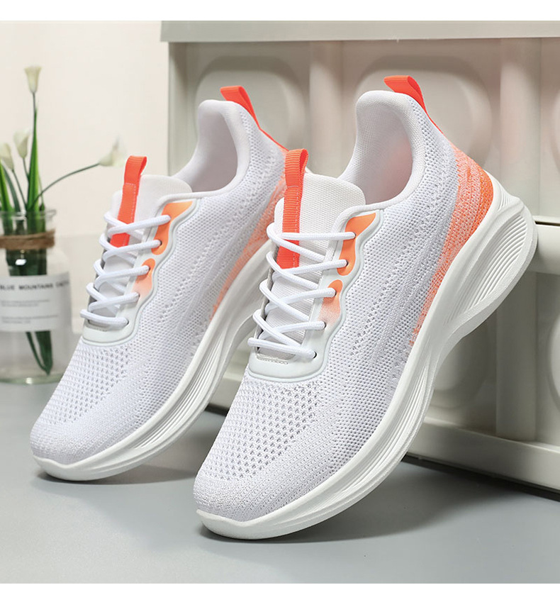 Women's Basic Sports Color Block Round Toe Sports Shoes display picture 5