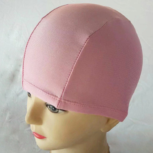 Swimming caps for adults, children's and men's unisex elastic fabric swimming caps wholesale, solid color girls' diving caps that do not tie the head