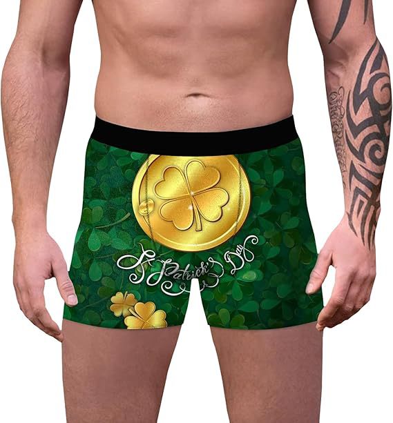 2025 Europa y América nueva moda casual trébol de cuatro hojas pantalones cortos de cuatro esquinas para hombre MP01