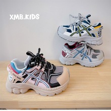 2026春季新款童鞋男童轻便舒适运动跑步鞋韩版洋气潮款女童户外鞋