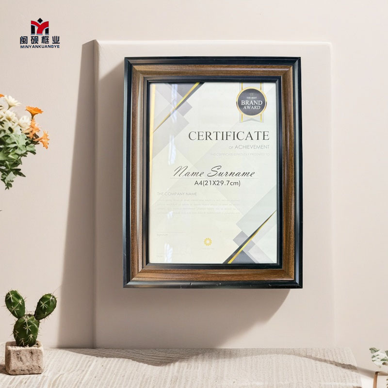 Marcos de fotos de estilo nórdico de madera marco de pared marco de fotos decorativo A4 marco de fotos de certificados de exportación de comercio exterior de venta en caliente transfronteriza