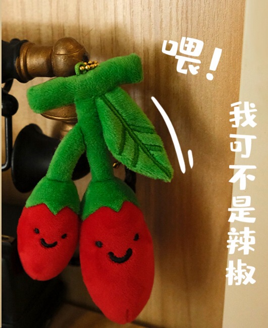 本草纲目新款玩偶中药铺本潮玩公仔灵芝包包挂件钥匙扣新毛绒玩具|undefined